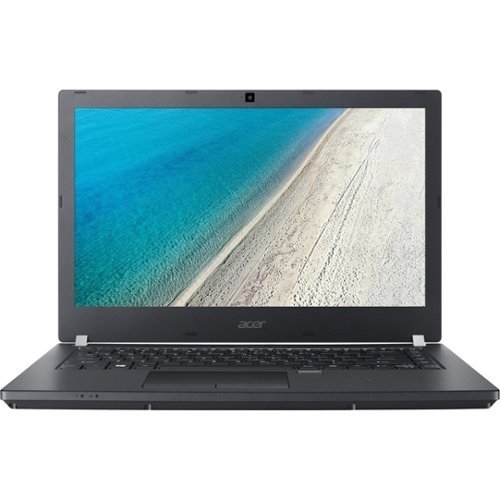 Acer - TravelMate 15.6" Laptop - Intel Core i7 - 8GB Memory - 256GB Solid State Drive - Black-Front_Standard 
