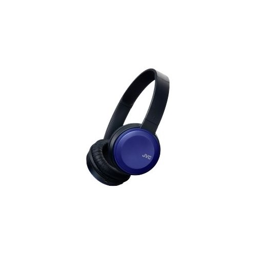 JVC - HA S190BT HAS190BTA Wireless On-Ear Headphones - Blue/Black-Front_Standard 