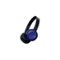 JVC - HA S190BT HAS190BTA Wireless On-Ear Headphones - Black/Blue-Front_Standard