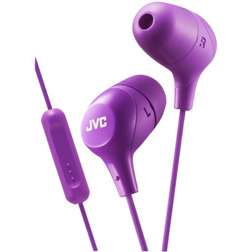 JVC - HA FX38M Marshmallow HAFX38MV In-Ear Headphones - Violet-Front_Standard 