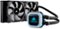 CORSAIR - Hydro Series H100i PRO Liquid CPU Cooler 120mm Liquid Cooling System with RGB Lighting - Black/Gray-Front_Standard