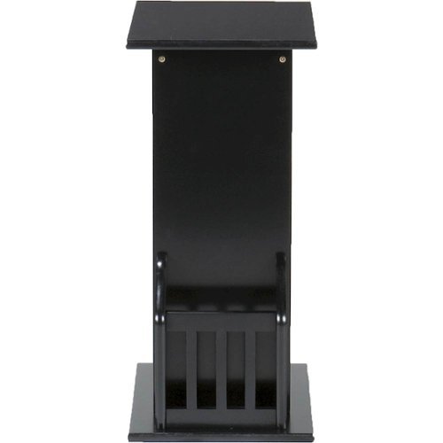 SEI - Magazine Snack Table - Black-Front_Standard 