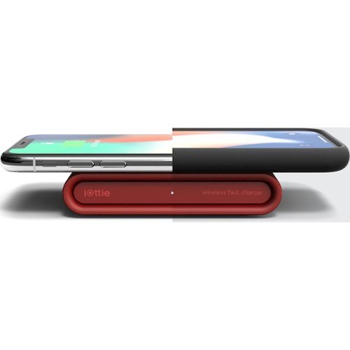 iOttie iON Wireless Mini 10/7.5W Qi Certified Wireless Charging Pad for iPhone/Android - Ruby SHOP ONLINE