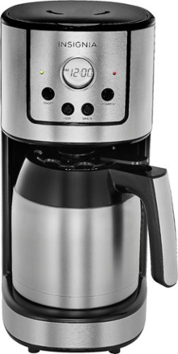  Insignia™ - 10-Cup Coffee Maker - Stainless Steel