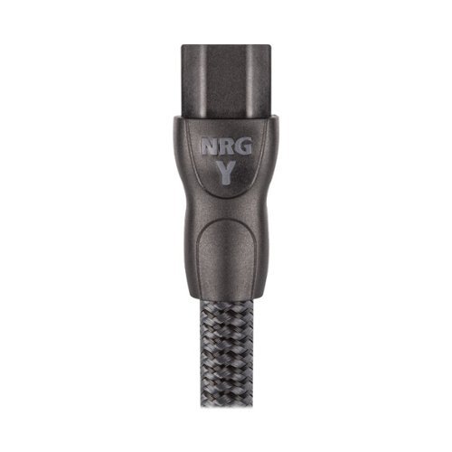AudioQuest NRG-Y3 6.5' Power Cable with C13 to 3-Prong Wall Plug Connectors - Dark Gray on Black WHERE TO BUY