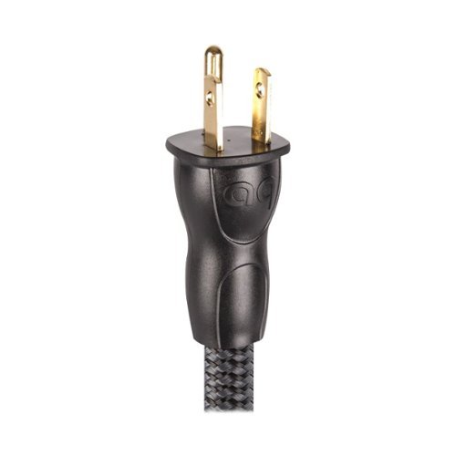 AudioQuest NRG-Y3 6.5' Power Cable with C13 to 3-Prong Wall Plug Connectors - Dark Gray on Black BUY ONLINE