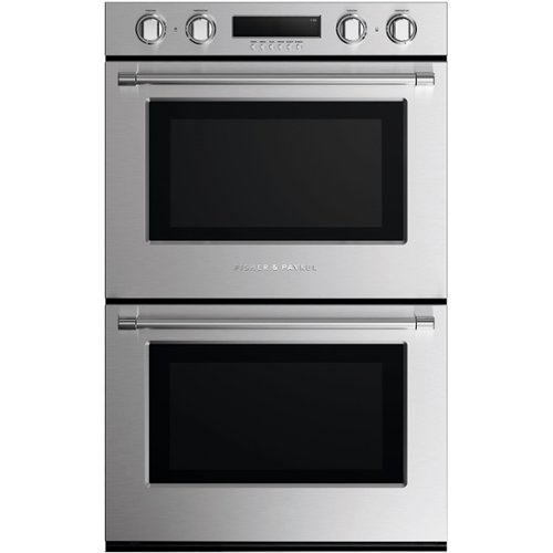 Fisher & Paykel - Professional 29.8" Built-In Double Electric Convection Wall Oven - Stainless steel