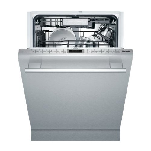 Thermador - 24" Top Control Built-In Dishwasher with Stainless Steel Tub - Stainless steel
