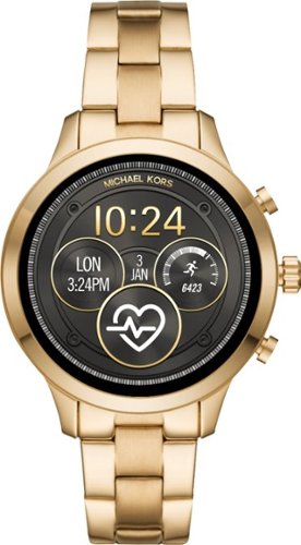 Michael Kors - Access Runway Smartwatch 41mm Stainless Steel - Gold Stainless Steel-Front_Standard 