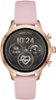 Michael Kors - Access Runway Smartwatch 41mm Stainless Steel - Rose Stainless Steel and Pink Silicone-Front_Standard 