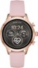 Michael Kors - Access Runway Smartwatch 41mm Stainless Steel - Rose Stainless Steel and Pink Silicone-Front_Standard