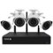 Defender - 4-Channel, 4-Camera Wireless 4.0MP 1TB NVR Surveillance System - Black/White-Front_Standard