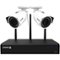 Defender - 4-Channel, 2-Camera Wireless 4.0MP 1TB NVR Surveillance System - Black/White-Front_Standard