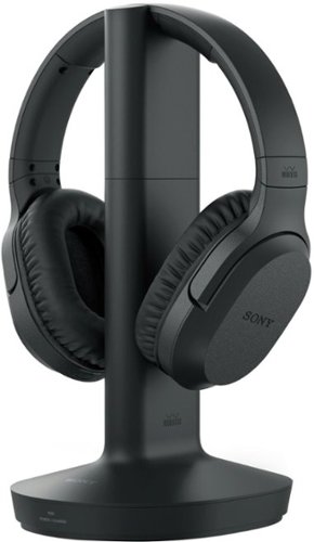 Sony WHRF400 RF Wireless Headphones - Black HOW TO BUY