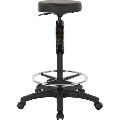 WorkSmart - Pneumatic Drafting Chair - Black