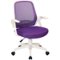 AveSix - Jackson Home Office Fabric and Mesh Chair - Purple-Front_Standard