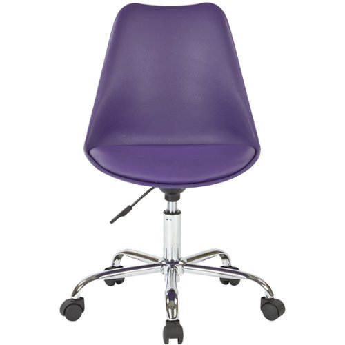 AveSix - Emerson Student 5-Pointed Star Polyurethane and Polypropylene Task Chair - Purple