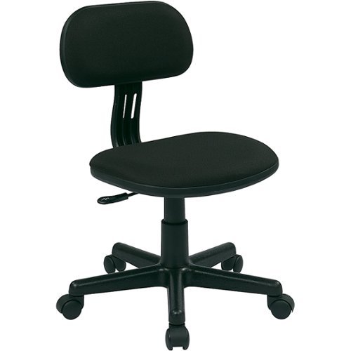 OSP Home Furnishings - 499 Series Student Home Fabric Task Chair - Black