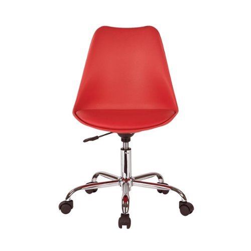AveSix - Emerson Student 5-Pointed Star Polyurethane and Polypropylene Task Chair - Red