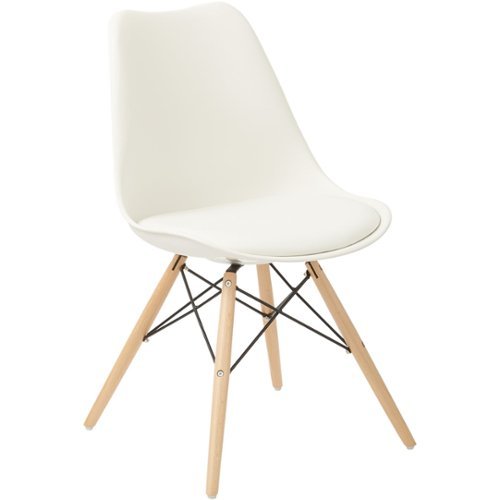 AveSix - Allen Collection Home Home Office Plastic Chair - White