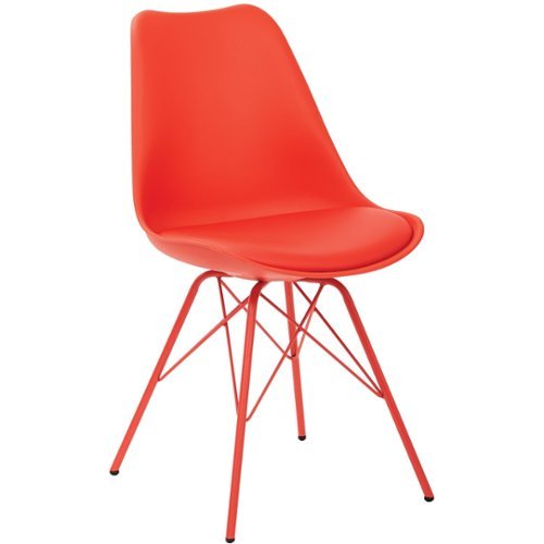 AveSix - Emerson Student 4-Leg Polyurethane and Polypropylene Task Chair - Red