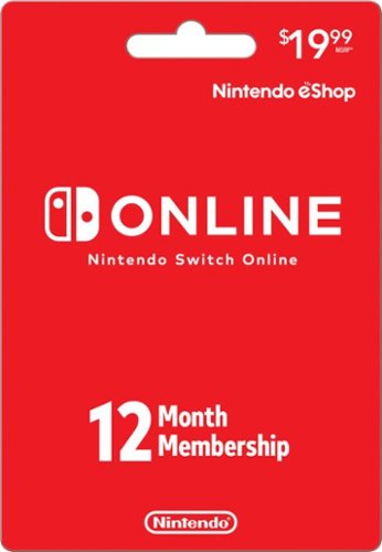 Nintendo - Switch Online 12 Month Membership Card