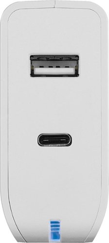Insignia™ Power Adapter with USB-C - White WORLDWIDE DELIVERY