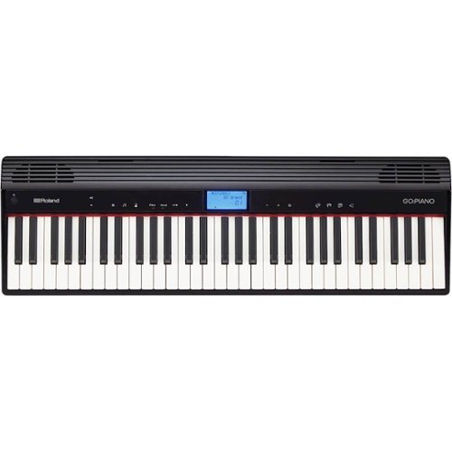 GO:PIANO Portable Keyboard with 61 Full-Size Keys-Front_Standard 