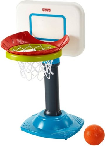  Fisher-Price - Grow to Pro Junior Basketball - Green/Blue/Gray