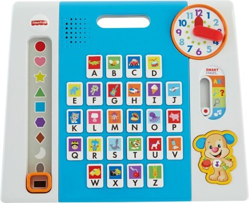  Fisher-Price - Laugh &amp; Learn Puppy's A to Z Smart Pad - Blue