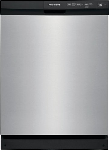 "Frigidaire 24"" Front Control Built-In Dishwasher, 60dba - Stainless Steel"