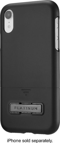  Platinum - Holster/Kickstand Case for Apple iPhone XR - Black