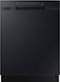 Samsung - 24" Front Control Built-In Dishwasher - Black-Front_Standard