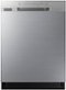 Samsung - 24" Front Control Built-In Dishwasher with 3rd Rack, Quiet Clean, 51 dBA - Stainless Steel-Front_Standard