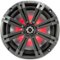 KICKER - KM Series 8" 2-Way Marine Speakers with Polypropylene Cones Pair - Charcoal And White-Front_Standard