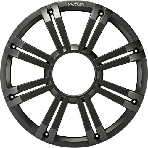 10" LED Grille for Select KICKER Subwoofers - Charcoal