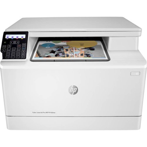 HP - Refurbished LaserJet Pro MFP M180nw Wireless Color All-In-One Laser Printer - White