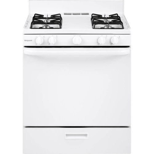Hotpoint - 4.8 Cu. Ft. Freestanding Gas Range-Front_Standard 