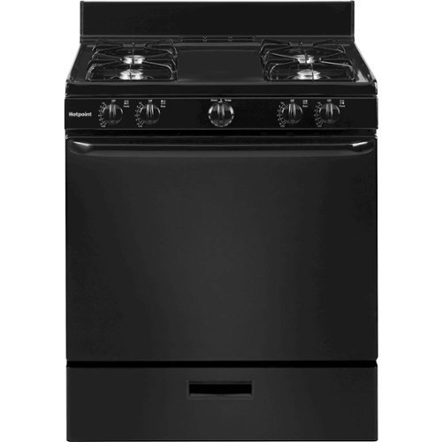 Hotpoint - 4.8 Cu. Ft. Freestanding Gas Range-Front_Standard 