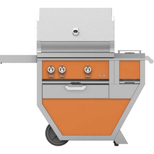 

Hestan - Deluxe Gas Grill - Orange