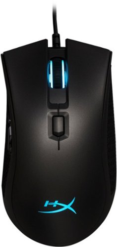 HyperX - Pulsefire FPS Pro Wired Optical Gaming Right-handed Mouse with RGB Lighting - Black