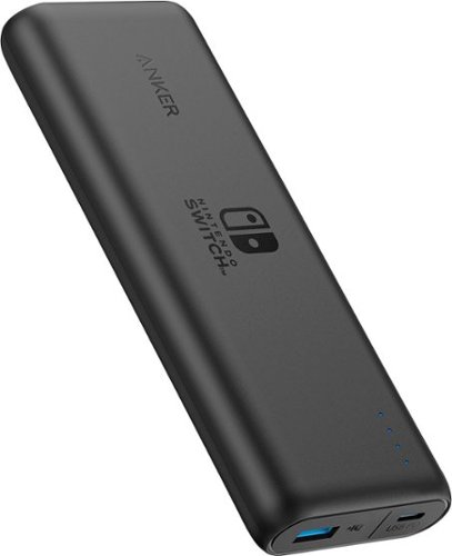 Anker - PowerCore 20,100 mAh Portable Charger for the Nintendo Switch and Most USB-Enabled Devices - Black