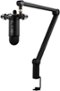 Blue Microphones - Yeticaster Studio Professional Wired Multi-Pattern Condenser Microphone Desktop Bundle - Black-Front_Standard