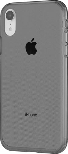 Insignia™ - Protective Case for Apple® iPhone® XR - Transparent Black-Front_Standard 
