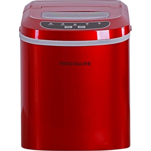Frigidaire - 26-Lb. Compact Ice Maker - Red