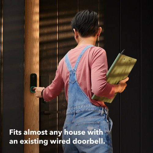 ecobee Smart Video Doorbell - Wired with Advanced Person and Package Detection - Black BUY ONLINE
