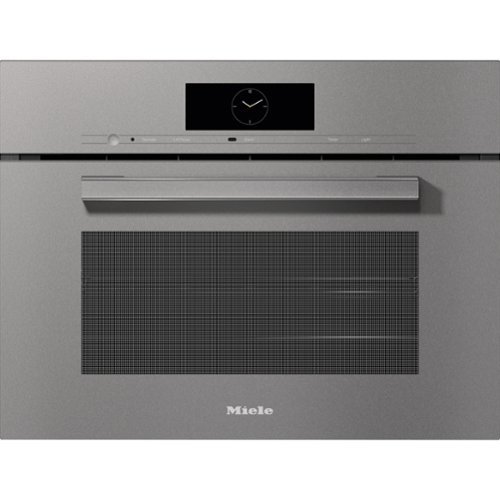 Miele - DGC 7840 AM 24" Compact Combi-Steam Oven XL with M Touch Controls and DualSteam Technology - Graphite Grey-Front_Standard 