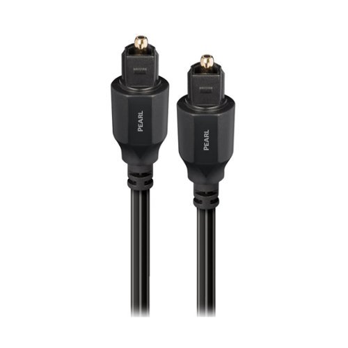 AudioQuest - OptiLink 2.5' Toslink Fiber-Optic Cable - Gray