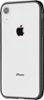 Insignia™ - Protective Skin Case for Apple® iPhone® XR - Black/Clear-Front_Standard