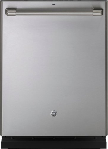 Café - 24" Top Control Tall Tub Built-In Dishwasher with Tub - Stainless Steel-Front_Standard 
